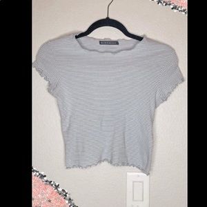 BRANDY BLUE & WHITE STRIPPED TEE! ♡